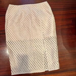 Intermix light pink skirt size Large